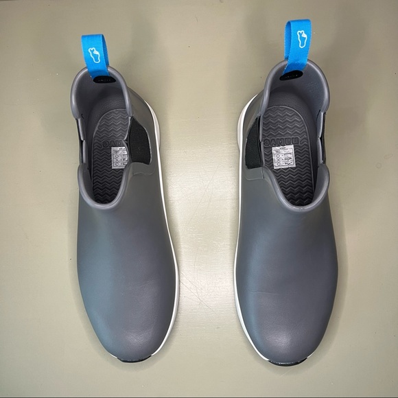 Native Apollo Grey Chelsea Rain Boots Men 9 Women 11 - Picture 2 of 10